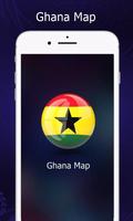 Ghana Map poster
