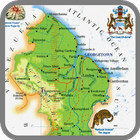 Map of Guyana - Travel icône