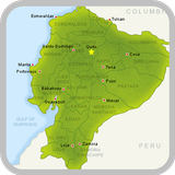 Ecuador Map icône