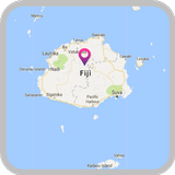 Mapa Fidżi aplikacja
