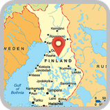 Finland Map icône