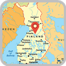 Mapa Finlandii aplikacja