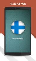 Finland Map Affiche