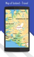 Map of Iceland - Travel capture d'écran 1