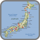Map of Japan - Travel icône