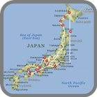 Map of Japan - Travel simgesi