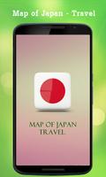 Map of Japan - Travel poster