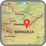 Mongolia Map icône