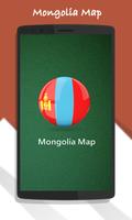 Mongolia Map Affiche