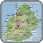 Map of Mauritius icon