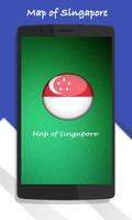 Map of Singapore Affiche