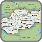 Map of Slovakia– Travel icône