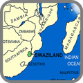 Map of Swaziland-Travel
