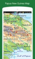 Papua New Guinea Map poster
