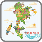 Map of Thailand Travel icône