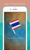Map of Thailand Travel Affiche