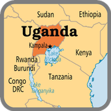 Uganda Map icône