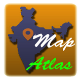 India Map Atlas - 250+ maps icône