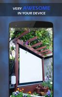 Simple DIY Backyard Projector Screen syot layar 3