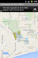 Chittagong City Maps Offline captura de pantalla 3