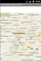 Coimbatore City Maps Offline ポスター