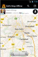 Delhi NCR City Maps Offline Affiche