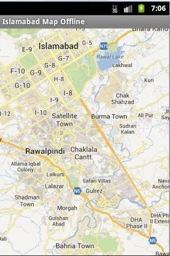 Chak Shahzad Islamabad Map Islamabad Map Offline For Android - Apk Download