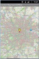 London Map Search Offline capture d'écran 2