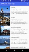 VR Guide: Swiss Alps plakat