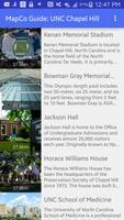 MapCo Guide: UNC Chapel Hill 스크린샷 1