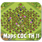 Map COC TH 11 icon