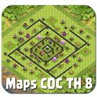 Best Maps COC TH 8 icon