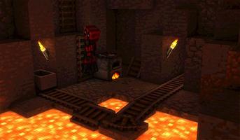 The Floor is Lava for MCPE Maps parkour اسکرین شاٹ 3
