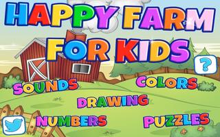 Happy Farm For Kids الملصق