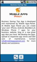 Business Startup Tips screenshot 1