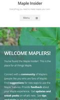 Maple Insider الملصق