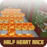 Map Half Heart Race For MCPE