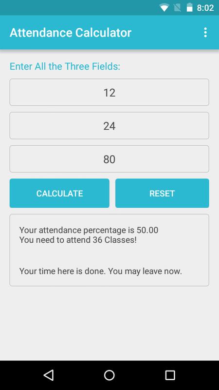 attendance calculator apk download free productivity app for