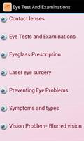 Eye Test & Examinations capture d'écran 1