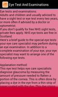 Eye Test & Examinations capture d'écran 2