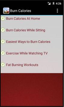 how to burn calories while sitting