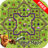 Maps for Clash of Clans - Free icône