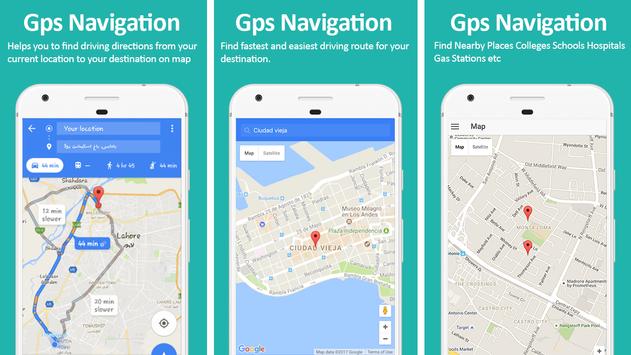 GPS Navigation System & Offline Maps Directions. poster