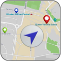 GPS Map & Navigation System Driving Directions Map