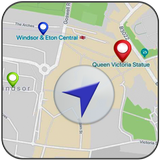 GPS Map & Navigation System Driving Directions Map icon