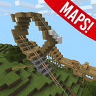 Roller Coaster Minecraft Maps icône