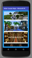 Roller Coaster Minecraft Maps Affiche