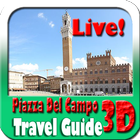 Piazza Del Campo Siena Maps and Travel Guide icône