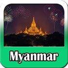 Myanmar Maps and Travel Guide icône