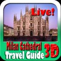 Milan Cathedral Maps and Travel Guide poster